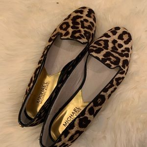 Michael Kors Leopard Calf Hair Loafer